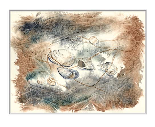 Nr.106 Unter Wasserwelt - Aquarell 2017